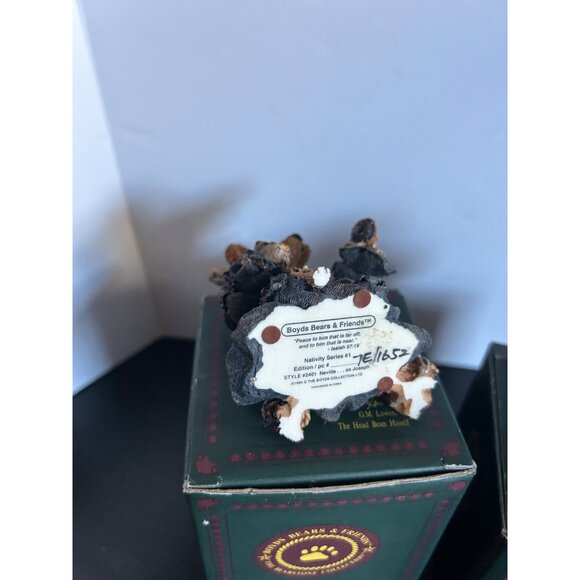 Boyds Bears & Friends Figurines Set X 2: Abigail & Head Bean Houncil Collectible - Picture 10 of 16